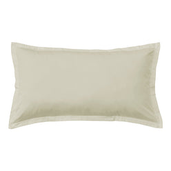 Oxford 300TC Crisp Cotton Percale Tailored King Pillowcase Sandstone