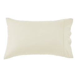 Oxford 300TC Crisp Cotton Percale Standard Pillowcase Pair Sandstone