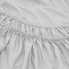 Oxford 300TC Crisp Cotton Percale Fitted Combo Set Range Warm Silver
