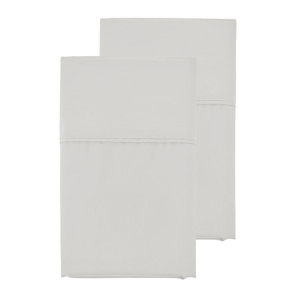 Oxford 300TC Crisp Cotton Percale Fitted Combo Set Range Warm Silver