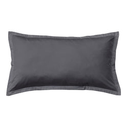 Signature 500TC Classic Egyptian Cotton Tailored King Pillowcase Charcoal Grey