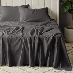 Signature 500TC Classic Egyptian Cotton Mega Sheet Set Range Charcoal Grey