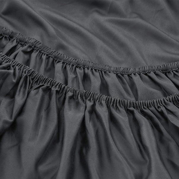 Signature 500TC Classic Egyptian Cotton Mega Sheet Set Range Charcoal Grey