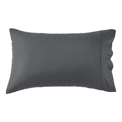 Signature 500TC Classic Egyptian Cotton Standard Pillowcase Pair Charcoal Grey