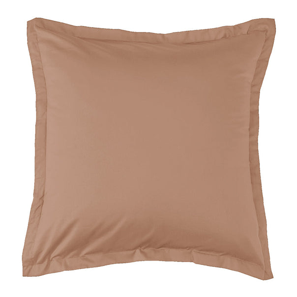 Signature 500TC Classic Egyptian Cotton Tailored European Pillowcase Earth Clay