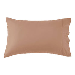 Signature 500TC Classic Egyptian Cotton Standard Pillowcase Pair Earth Clay