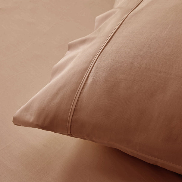 Signature 500TC Classic Egyptian Cotton Mega Sheet Set Range Earth Clay