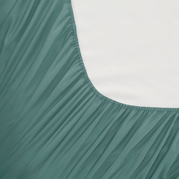 Signature 500TC Classic Egyptian Cotton Mega Fitted and Flat Sheet Range Jade Green
