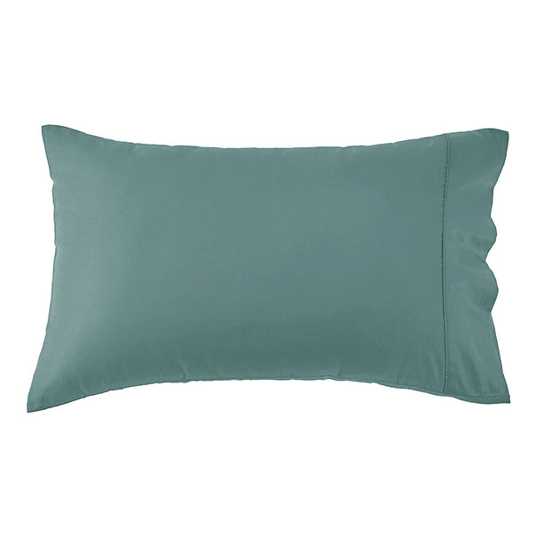 Signature 500TC Classic Egyptian Cotton Standard Pillowcase Pair Jade Green