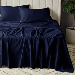Signature 500TC Classic Egyptian Cotton Mega Sheet Set Range Midnight Navy