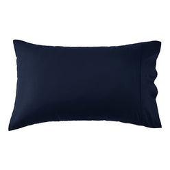 Signature 500TC Classic Egyptian Cotton Standard Pillowcase Pair Midnight Navy
