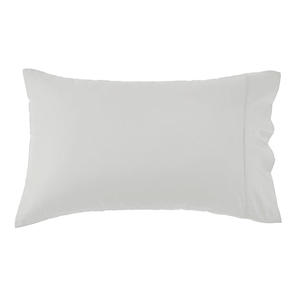Signature 500TC Classic Egyptian Cotton Standard Pillowcase Pair Silver Mist