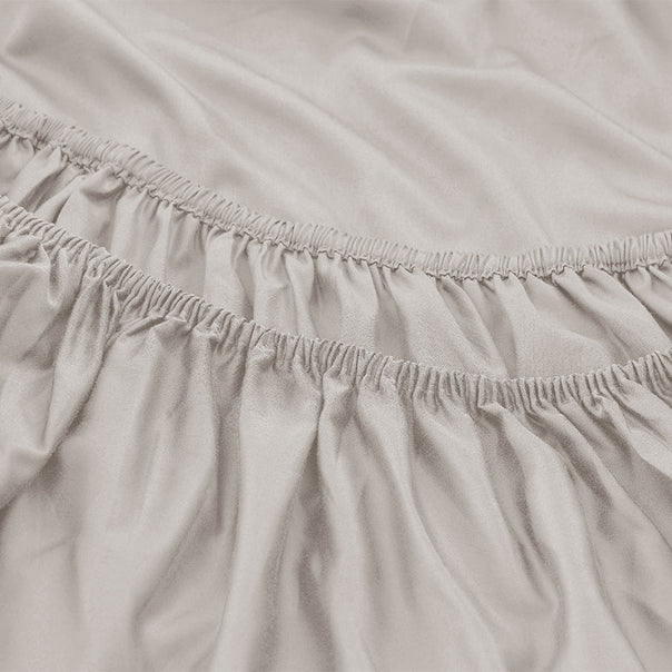 Signature 500TC Classic Egyptian Cotton Mega Fitted and Flat Sheet Range Warm Taupe