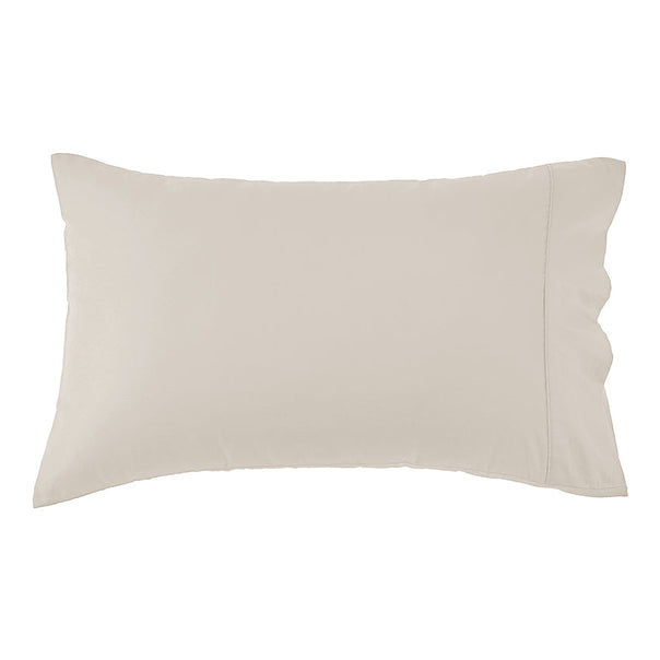 Signature 500TC Classic Egyptian Cotton Standard Pillowcase Pair Warm Taupe