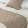 Linen Look Bed Runner Range Sand