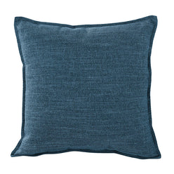 Linen Look 44x44cm Filled Cushion Marine