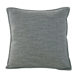 Linen Look 44x44cm Filled Cushion Pewter