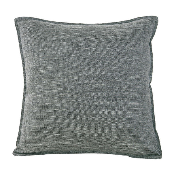 Linen Look 44x44cm Filled Cushion Pewter