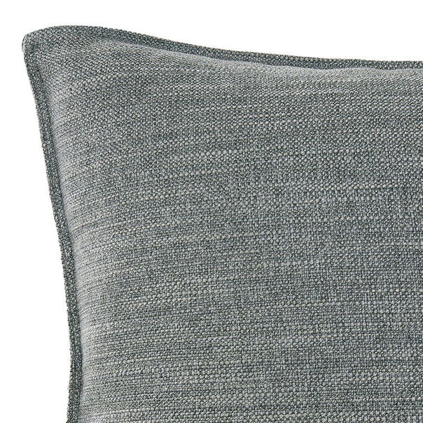 Linen Look 44x44cm Filled Cushion Pewter