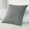 Linen Look 44x44cm Filled Cushion Pewter