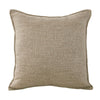 Linen Look 44x44cm Filled Cushion Sand