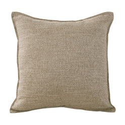 Linen Look 44x44cm Filled Cushion Sand