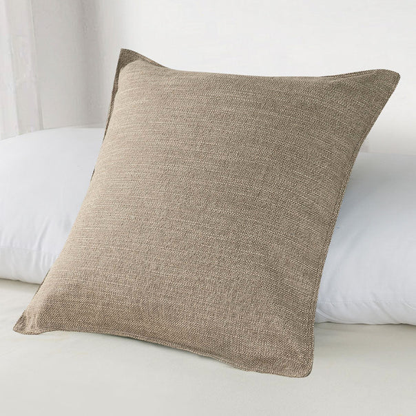 Linen Look 44x44cm Filled Cushion Sand