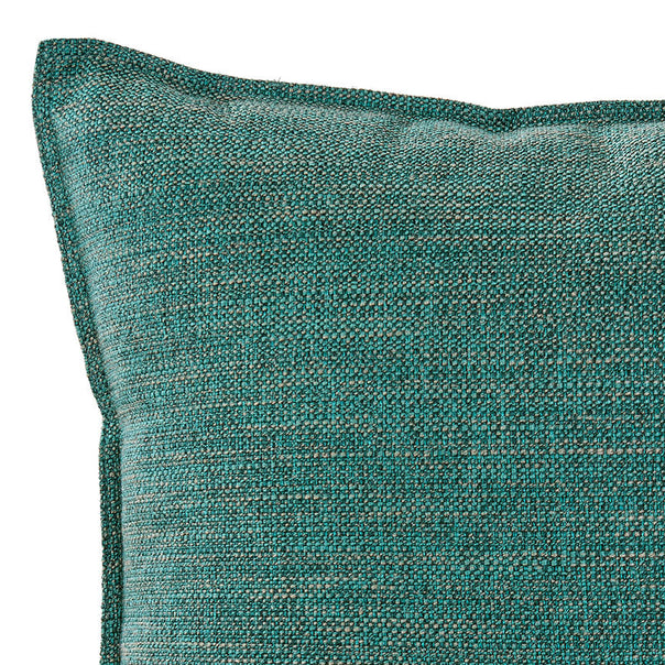 Linen Look 44x44cm Filled Cushion Teal