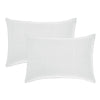 Nimes Linen Standard Pillowsham Pair White