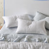 Nimes Linen Standard Pillowsham Pair White