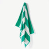 Portofino 86x160cm Beach Towel Green