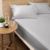 400THC Egyptian Luxury Mega Fitted Sheet Range Silver