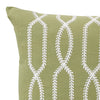 Cayman Lattice 50x50cm Filled Cushion Green