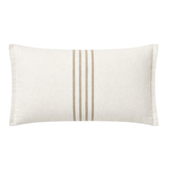 Linen Aura 30x50cm Filled Cushion White