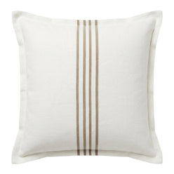 Linen Aura 50x50cm Filled Cushion White
