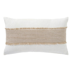 Linen Formentera Stripe 30x50cm Filled Cushion Sand