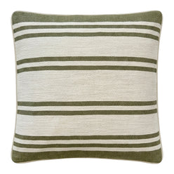 Maison Stripe 50x50cm Filled Cushion Olive