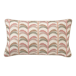 Royale Rosewood Palm 30x50cm Filled Cushion Pink