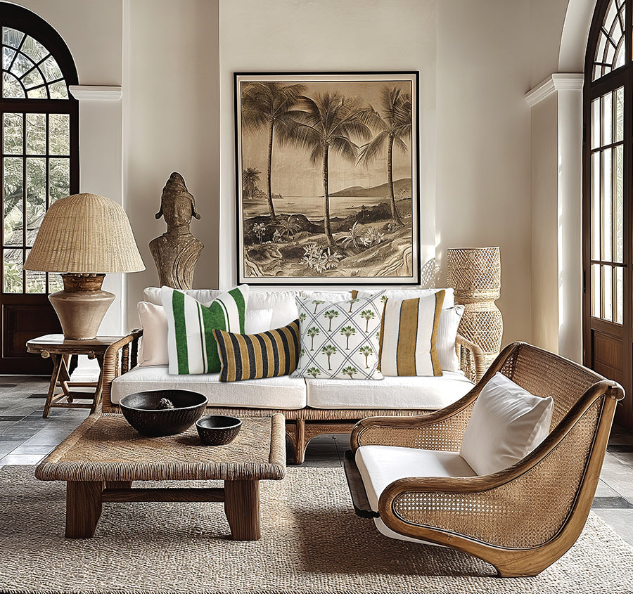 Tulum 50x50cm Filled Cushion Tobacco