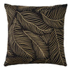 Golden Palms 50x50cm Filled Cushion Black