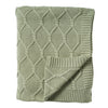 Lattice 130x170cm Throw Rug Sage