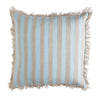 Linen Du Cap Stripes 50x50 Cushion Sky Blue