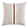 Linen Montana Stripe 50x50cm Filled Cushion Sand