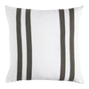 Linen Palma Stripes 50x50cm Filled Cushion Olive