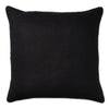Linen Piping 50x50cm Filled Cushion Black