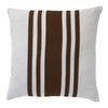 Linen Stripes 50x50cm Filled Cushion Tobacco