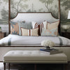 Linen Stripes 50x50cm Filled Cushion Tobacco