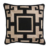 Midnight Morocco 50x50cm Filled Cushion Black