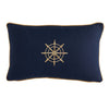 Nautical 30x50cm Filled Cushion Navy