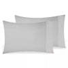 Bamboo Eco 400THC Standard Pillowcase Pair Silver